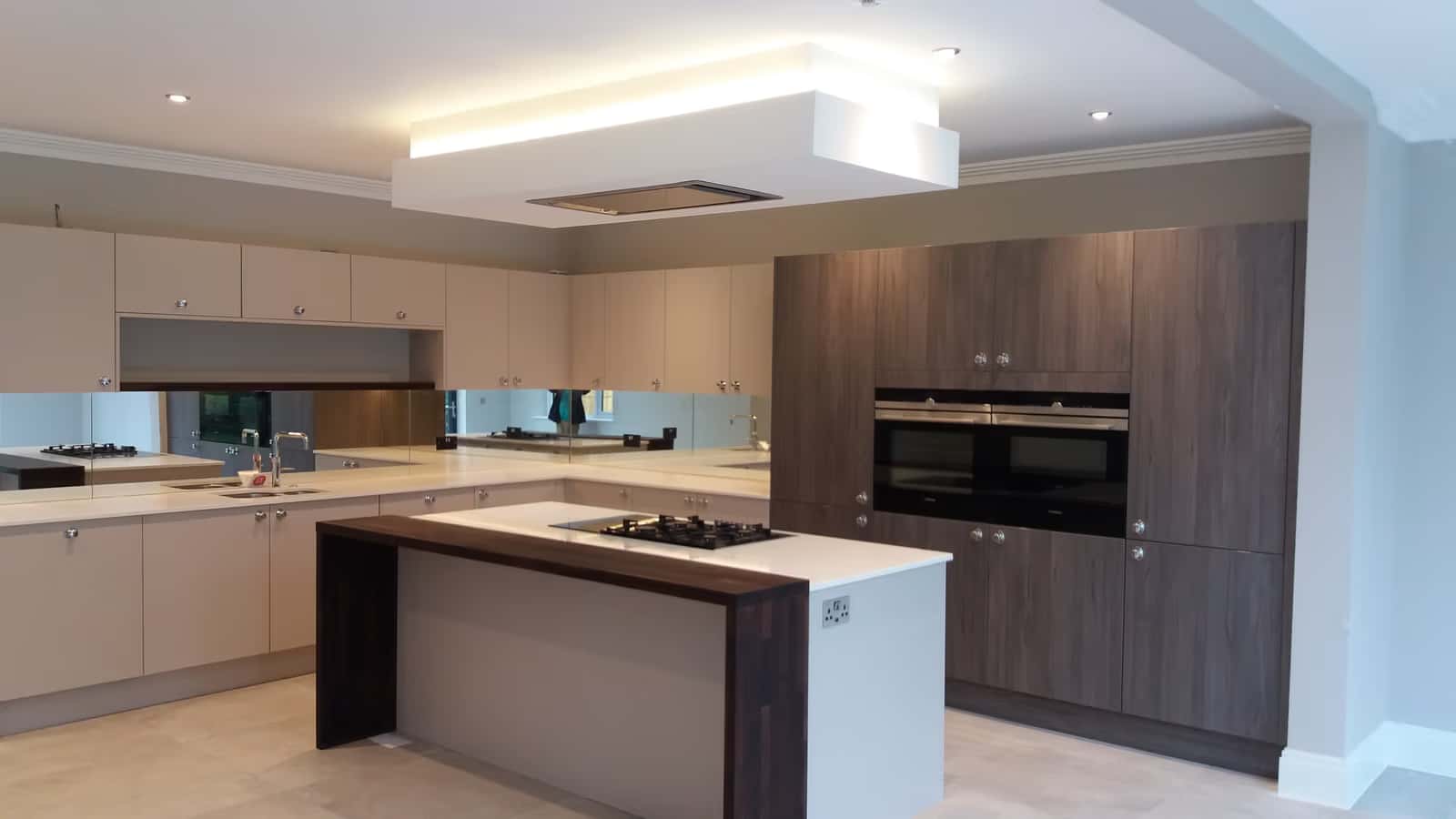 Cashmere & Dark Wood Kitchen Renovation