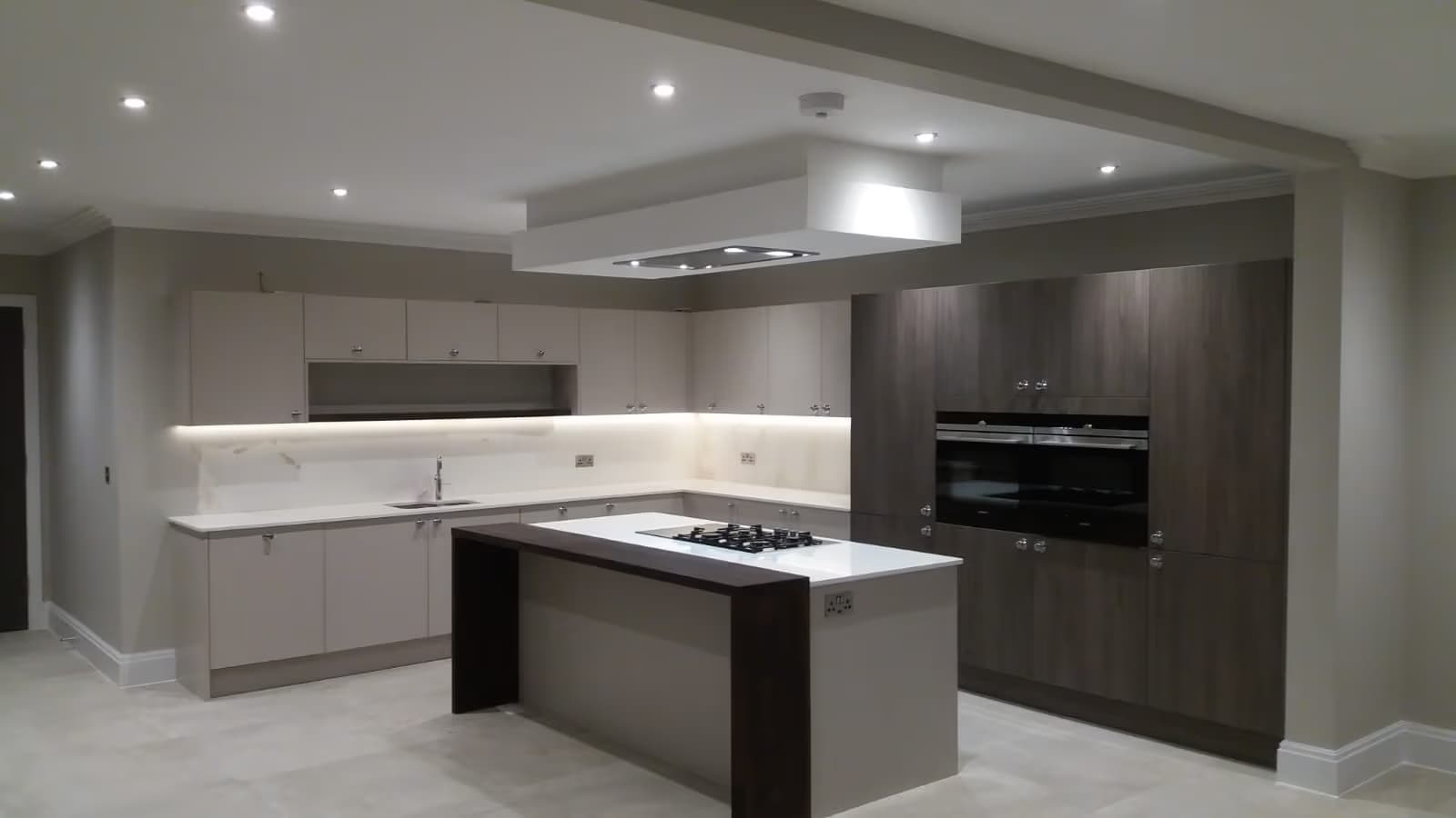 Cashmere & Dark Wood Kitchen Renovation — image 1